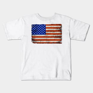 the american flag vertical Kids T-Shirt